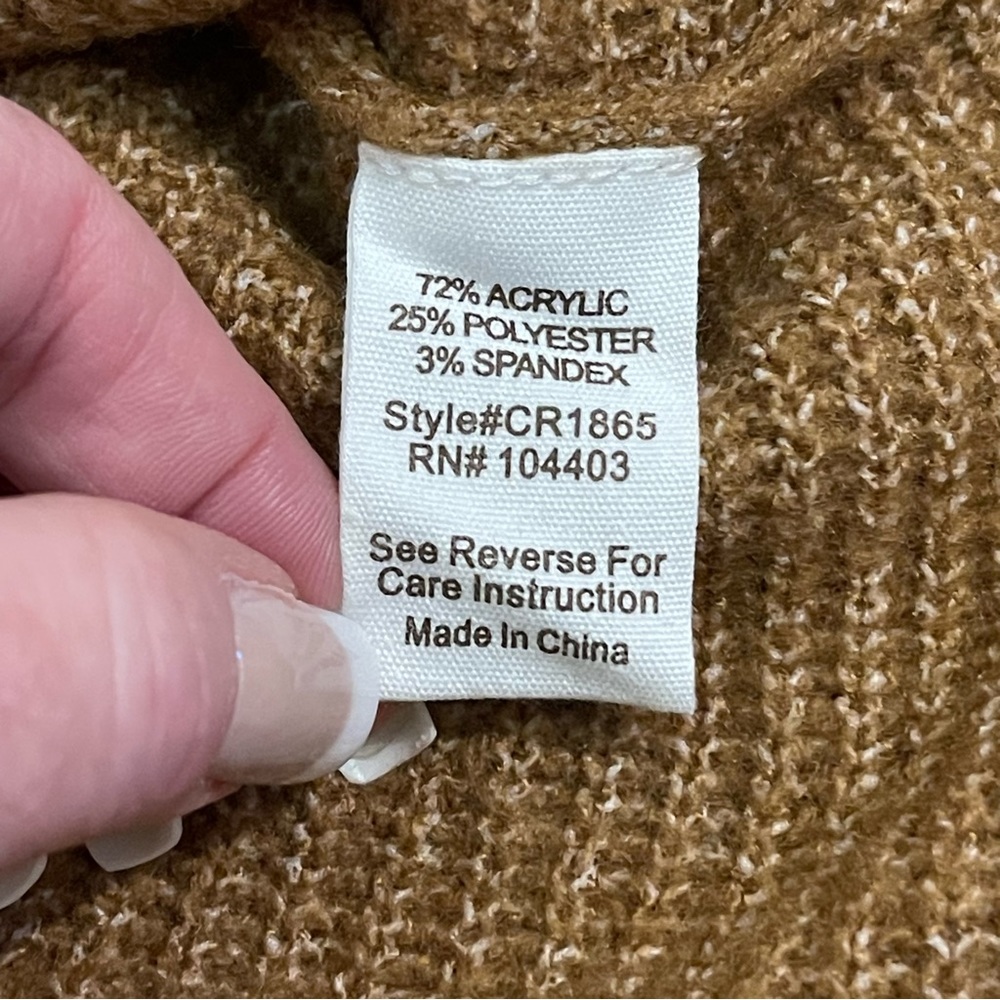 Anthro Blu Pepper Colorblock Sweater Dress - Picture 9 of 11